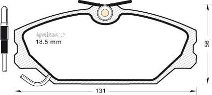 MGA 210 - Kit de plaquettes de frein, frein à disque cwaw.fr