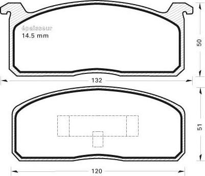 MGA 21 - Kit de plaquettes de frein, frein à disque cwaw.fr