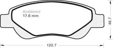 MGA 759 - Kit de plaquettes de frein, frein à disque cwaw.fr