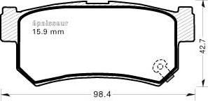 Magneti Marelli 600000099690 - Kit de plaquettes de frein, frein à disque cwaw.fr