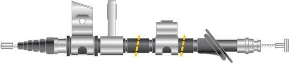 MGA CF5019 - Tirette à câble, frein de stationnement cwaw.fr