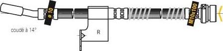 MGA F5554 - Flexible de frein cwaw.fr
