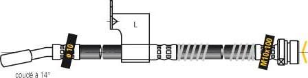 MGA F5555 - Flexible de frein cwaw.fr