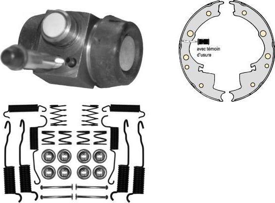 MGA K732970 - Jeu de mâchoires de frein cwaw.fr