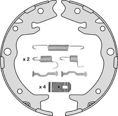 MGA M867R - Jeu de mâchoires de frein, frein de stationnement cwaw.fr