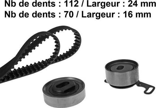 MGA X415H1 - Kit de distribution cwaw.fr