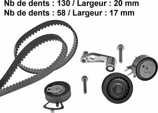 MGA X429H1 - Kit de distribution cwaw.fr