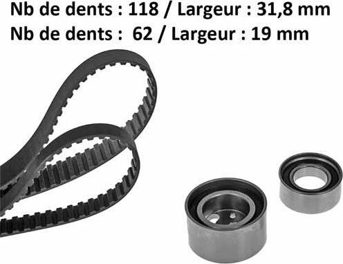 MGA X644H1 - Kit de distribution cwaw.fr