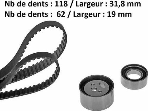 MGA X644H1 - Kit de distribution cwaw.fr