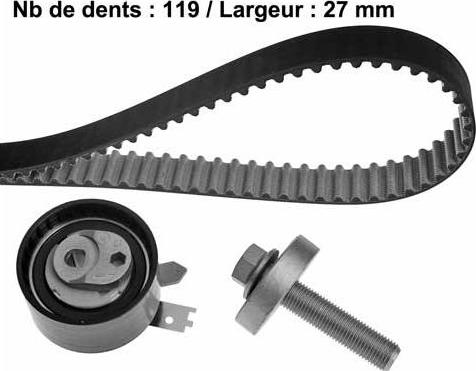 MGA X655H1 - Kit de distribution cwaw.fr