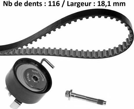 MGA X657H1 - Kit de distribution cwaw.fr