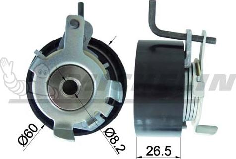 MICHELIN EngineParts SMAMP04393 - Poulie-tendeur, courroie de distribution cwaw.fr