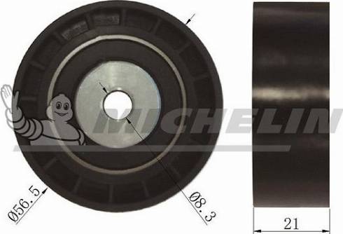 MICHELIN EngineParts SMAMP03064 - Poulie renvoi / transmission, courroie trapézoïdale à nervures cwaw.fr