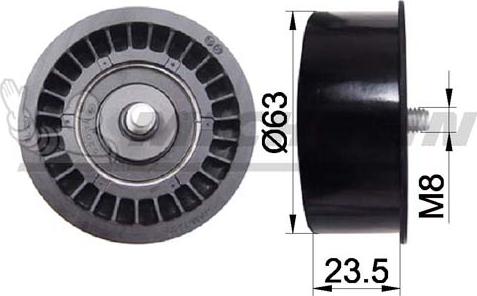 MICHELIN EngineParts SMAMP03088 - Poulie renvoi / transmission, courroie de distribution cwaw.fr