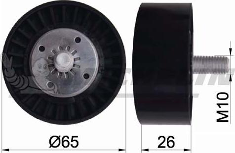 MICHELIN EngineParts SMAMP03079 - Poulie renvoi / transmission, courroie de distribution cwaw.fr