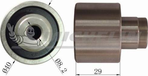 MICHELIN EngineParts SMAMP02438 - Poulie renvoi / transmission, courroie de distribution cwaw.fr