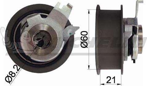 MICHELIN EngineParts SMAMP02425 - Poulie-tendeur, courroie de distribution cwaw.fr