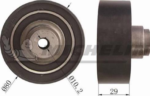 MICHELIN EngineParts SMAMP02332 - Poulie renvoi / transmission, courroie de distribution cwaw.fr