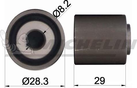 MICHELIN EngineParts SMAMP02328 - Poulie renvoi / transmission, courroie de distribution cwaw.fr