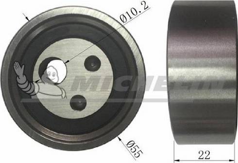 MICHELIN EngineParts SMAMP16010 - Poulie-tendeur, courroie de distribution cwaw.fr