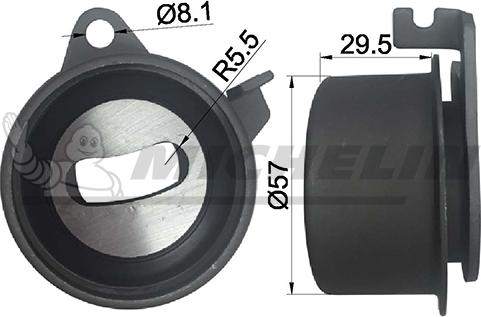 MICHELIN EngineParts SMAMP16305 - Poulie-tendeur, courroie de distribution cwaw.fr