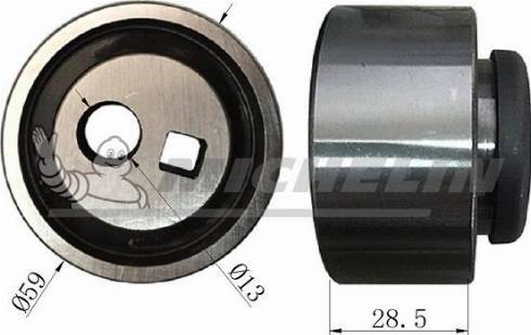 MICHELIN EngineParts SMAMP13003 - Poulie-tendeur, courroie de distribution cwaw.fr