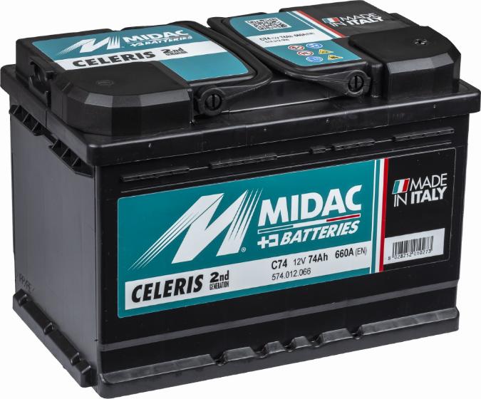 MIDAC C74 - Batterie de démarrage cwaw.fr