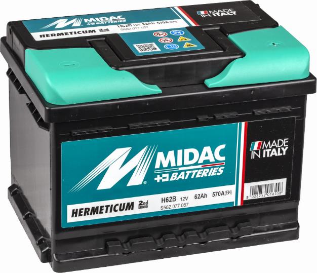 MIDAC H62B - Batterie de démarrage cwaw.fr