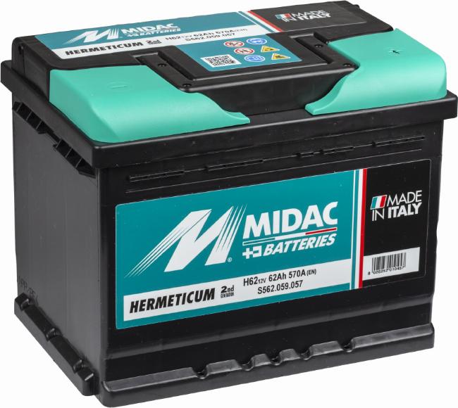 MIDAC H62S - Batterie de démarrage cwaw.fr