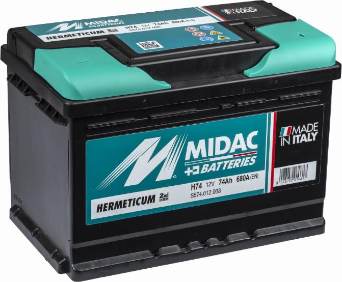 MIDAC H74 - Batterie de démarrage cwaw.fr