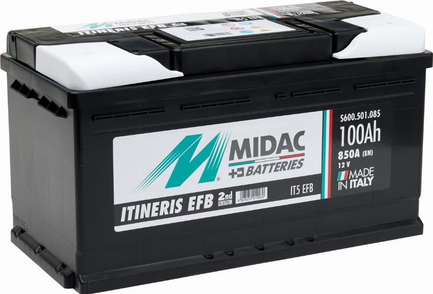 MIDAC IT5 EFB - Batterie de démarrage cwaw.fr