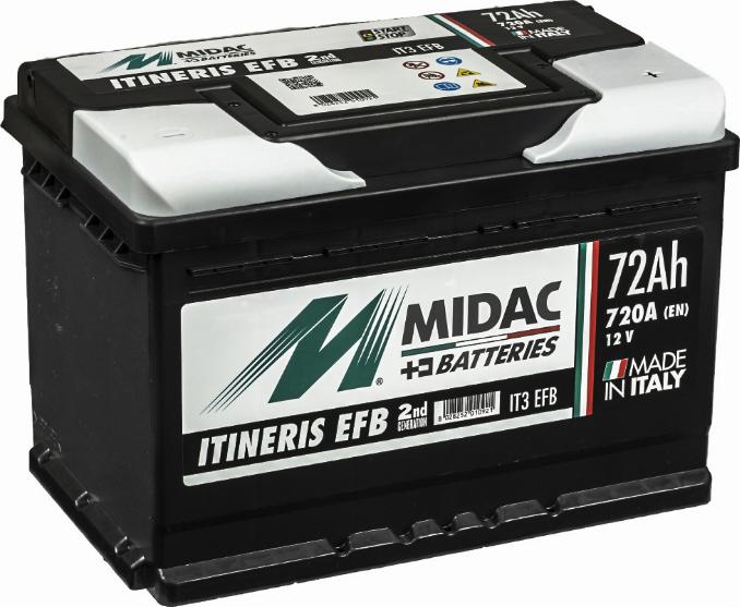 MIDAC IT3 EFB - Batterie de démarrage cwaw.fr