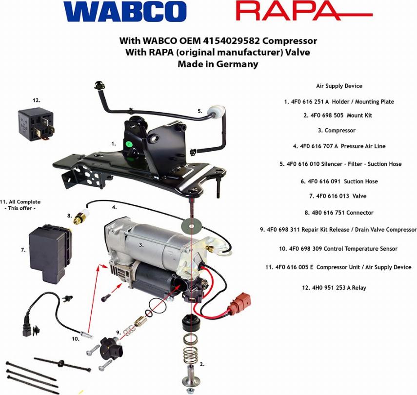 MiesslerAutomotive 2517-04-005F - Compresseur, système d'air comprimé cwaw.fr