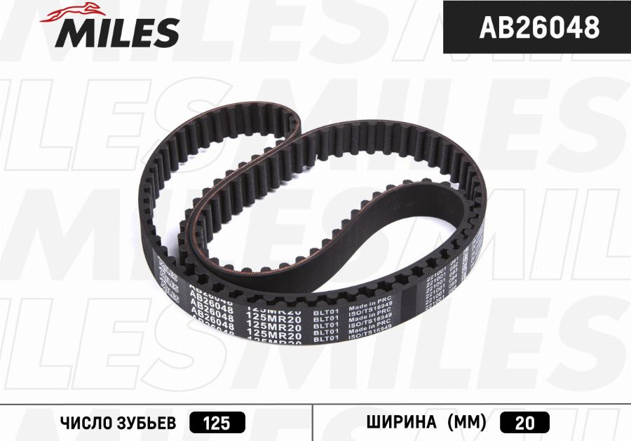 Miles AB26048 - Courroie de distribution cwaw.fr