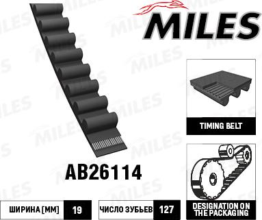 Miles AB26114 - Courroie de distribution cwaw.fr