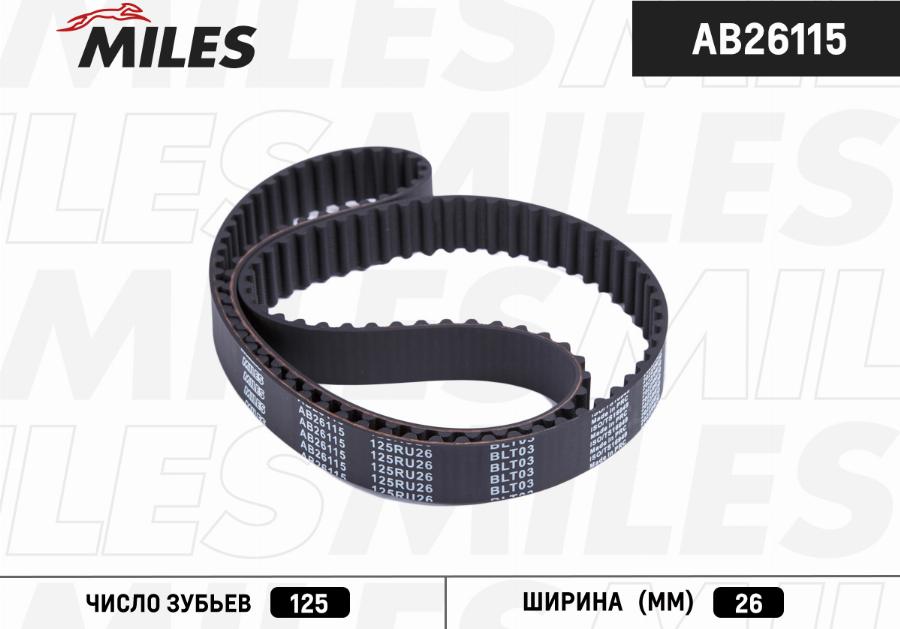 Miles AB26115 - Courroie de distribution cwaw.fr