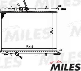 Miles ACRM049 - Radiateur, refroidissement du moteur cwaw.fr