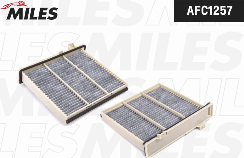 Miles AFC1257 - Filtre, air de l'habitacle cwaw.fr