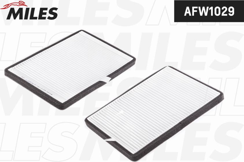 Miles AFW1029 - Filtre, air de l'habitacle cwaw.fr