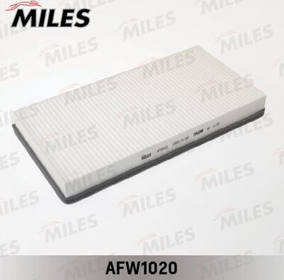 Miles AFW1020 - Filtre, air de l'habitacle cwaw.fr