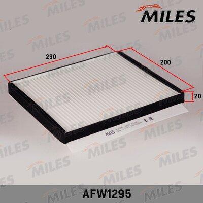 Miles AFW1295 - Filtre, air de l'habitacle cwaw.fr