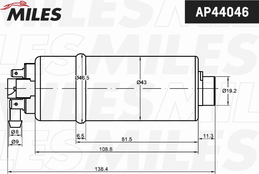 Miles AP44046 - Pompe à carburant cwaw.fr