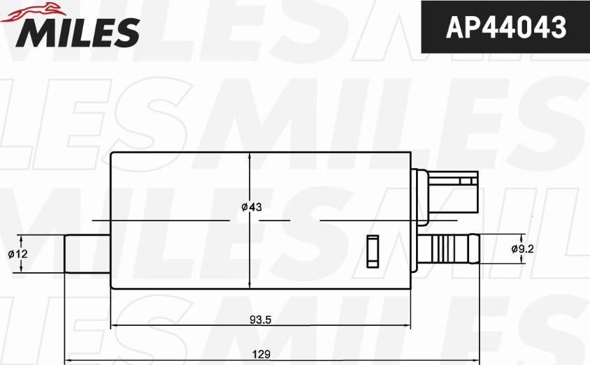 Miles AP44043 - Pompe à carburant cwaw.fr