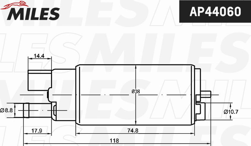 Miles AP44060 - Pompe à carburant cwaw.fr