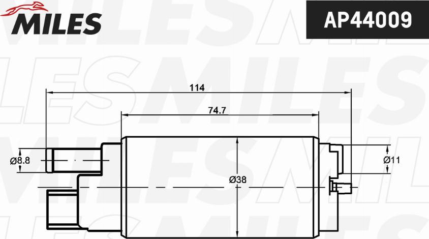 Miles AP44009 - Pompe à carburant cwaw.fr