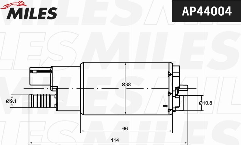 Miles AP44004 - Pompe à carburant cwaw.fr