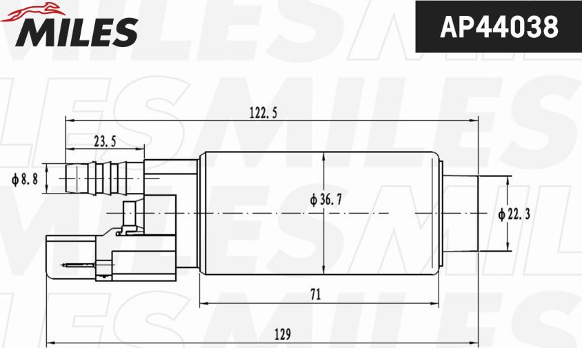 Miles AP44038 - Pompe à carburant cwaw.fr