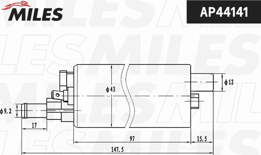 Miles AP44141 - Pompe à carburant cwaw.fr