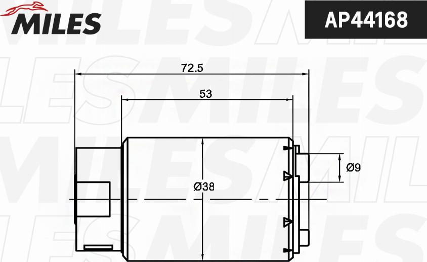 Miles AP44168 - Pompe à carburant cwaw.fr