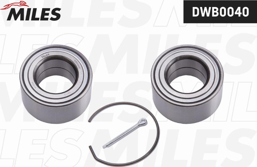 Miles DWB0040 - Kit de roulements de roue cwaw.fr